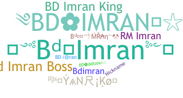 暱稱 - BDIMRAN