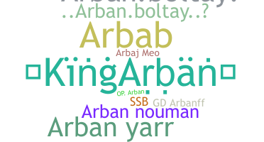 暱稱 - Arban