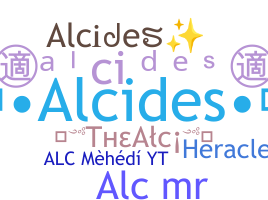 暱稱 - Alcides