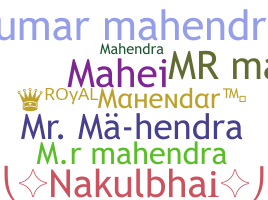 暱稱 - MRmahendra