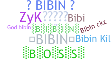 暱稱 - Bibin