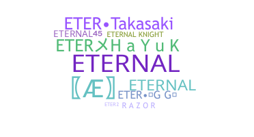 暱稱 - Eternal