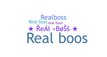 暱稱 - realboss