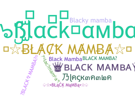 暱稱 - blackmamba