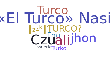 暱稱 - Turco