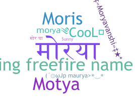 暱稱 - Morya