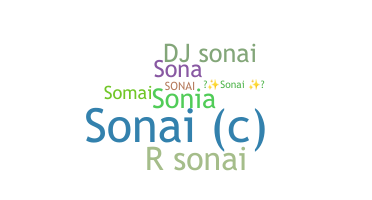 暱稱 - Sonai