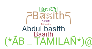 暱稱 - Basith