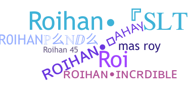 暱稱 - Roihan