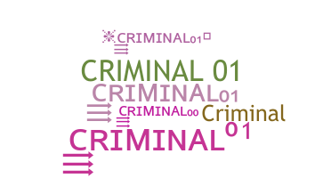 暱稱 - Criminal01