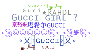暱稱 - Gucci