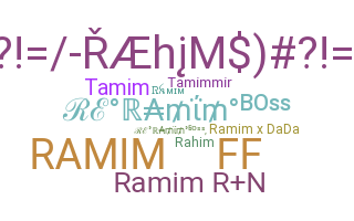 暱稱 - ramim