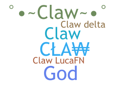 暱稱 - CLAW