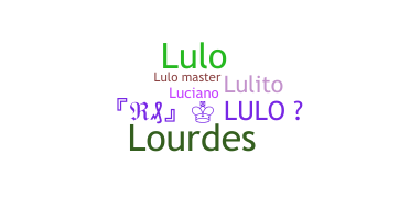 暱稱 - lulo