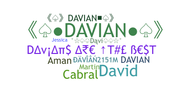 暱稱 - Davian