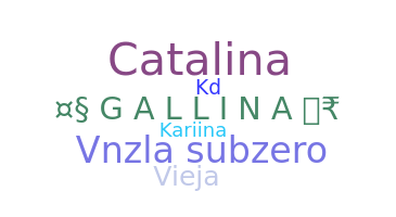 暱稱 - Gallina