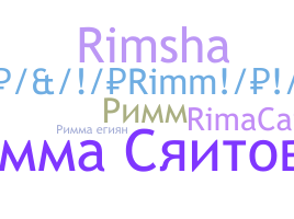 暱稱 - Rimma
