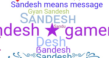 暱稱 - Sandesh