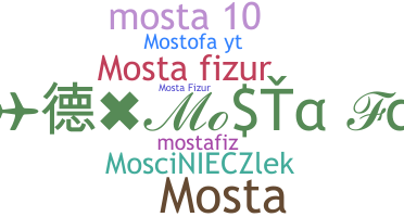 暱稱 - MostA