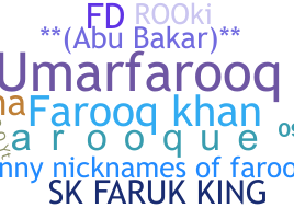 暱稱 - Farooq