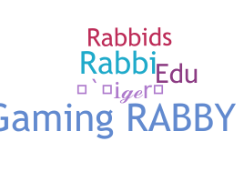 暱稱 - rabbids