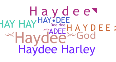 暱稱 - haydee
