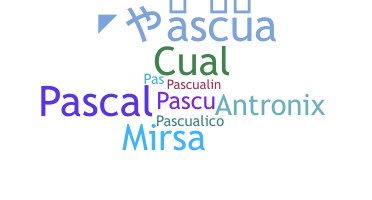 暱稱 - Pascual