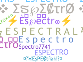 暱稱 - Espectro
