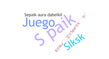 暱稱 - Spaik