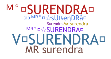 暱稱 - MrSurendra