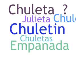 暱稱 - chuleta