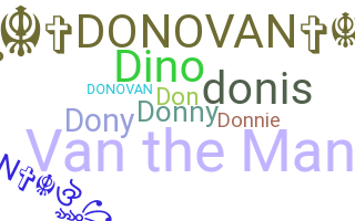 暱稱 - Donovan