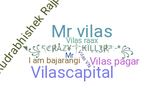 暱稱 - Vilas