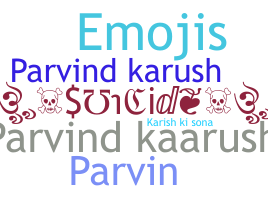 暱稱 - Parvind