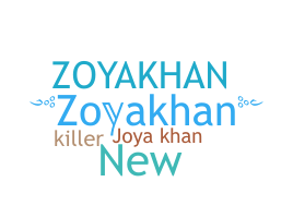 暱稱 - Zoyakhan