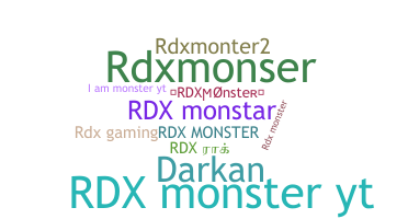 暱稱 - RDXmonster