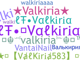 暱稱 - Valkiria