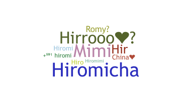 暱稱 - hiromi