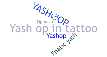 暱稱 - YASHOP