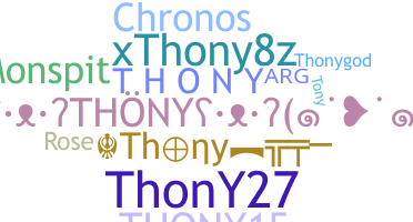 暱稱 - Thony
