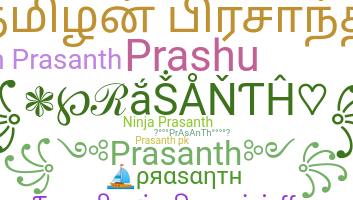 暱稱 - Prasanth