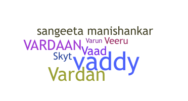 暱稱 - Vardaan