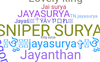 暱稱 - Jayasurya