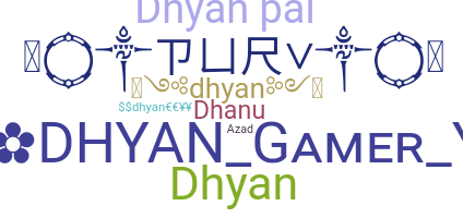 暱稱 - dhyan