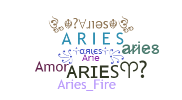 暱稱 - Aries