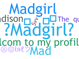 暱稱 - madgirl