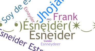 暱稱 - esneider