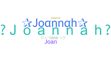 暱稱 - Joannah