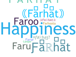 暱稱 - Farhat