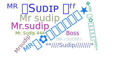 暱稱 - MRSUDIP